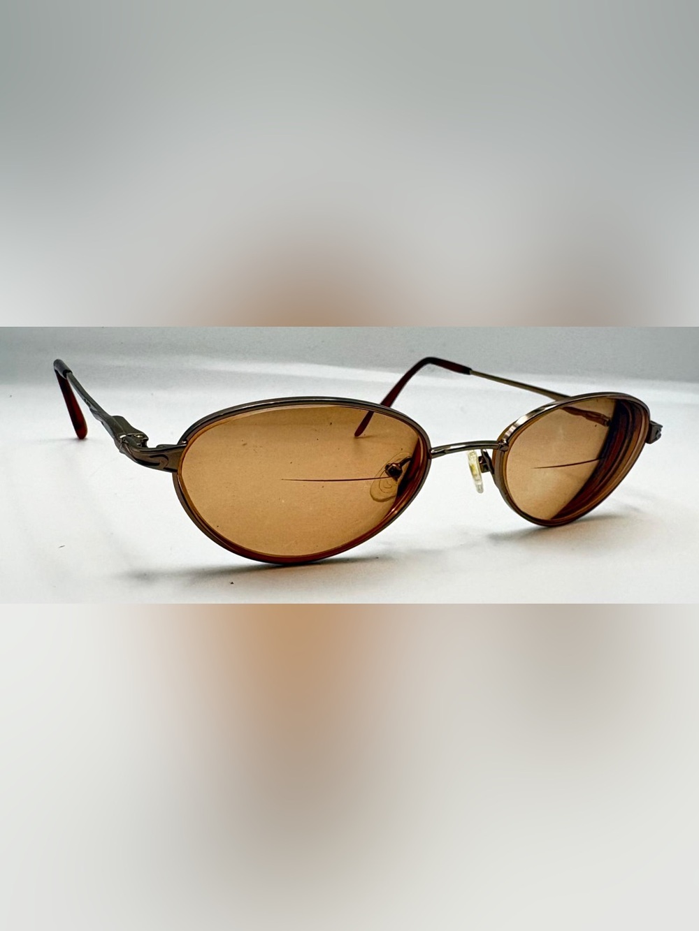 WM6010 Gold Oval Metal Sunglasses Frames Only